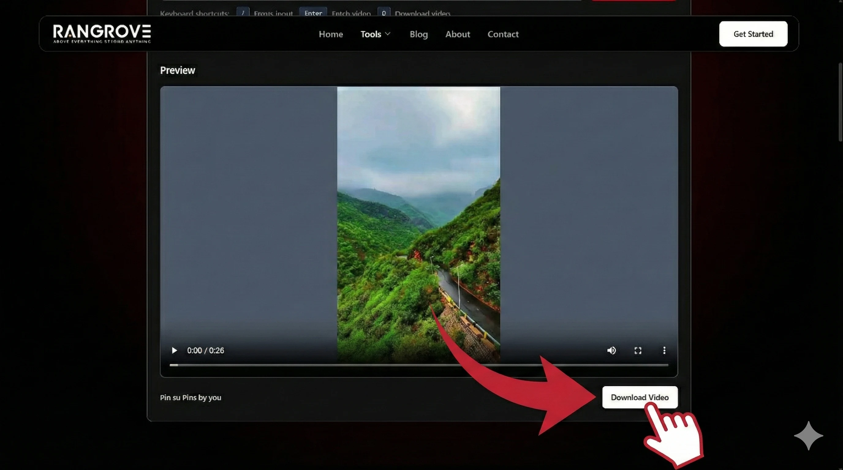 Preview and Download the MP4